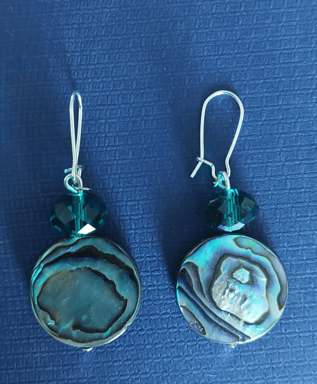 Boucles d'oreilles en Abalone