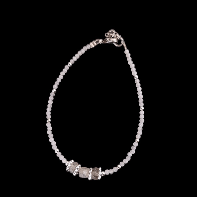 Bracelet en pierres de Lune et Labradorite